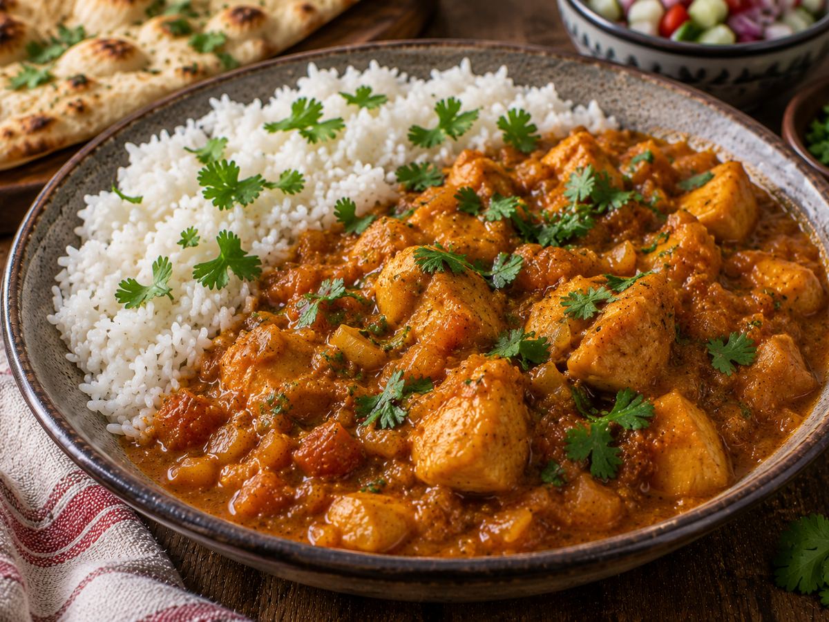 Simple chicken curry