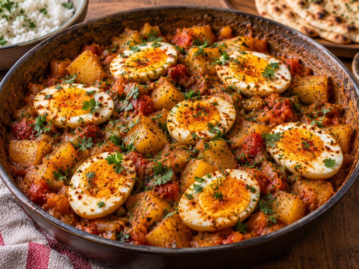 Egg & potato curry