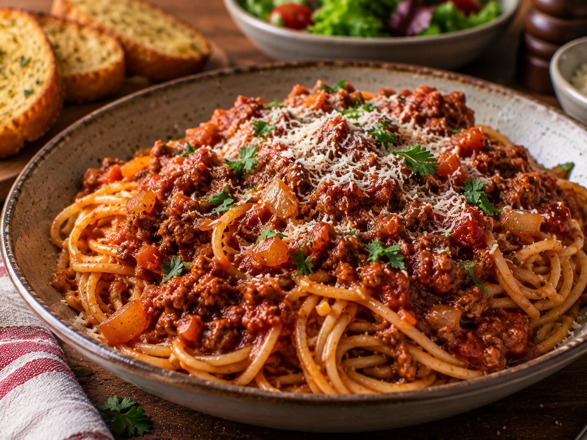 Spaghetti bolognese