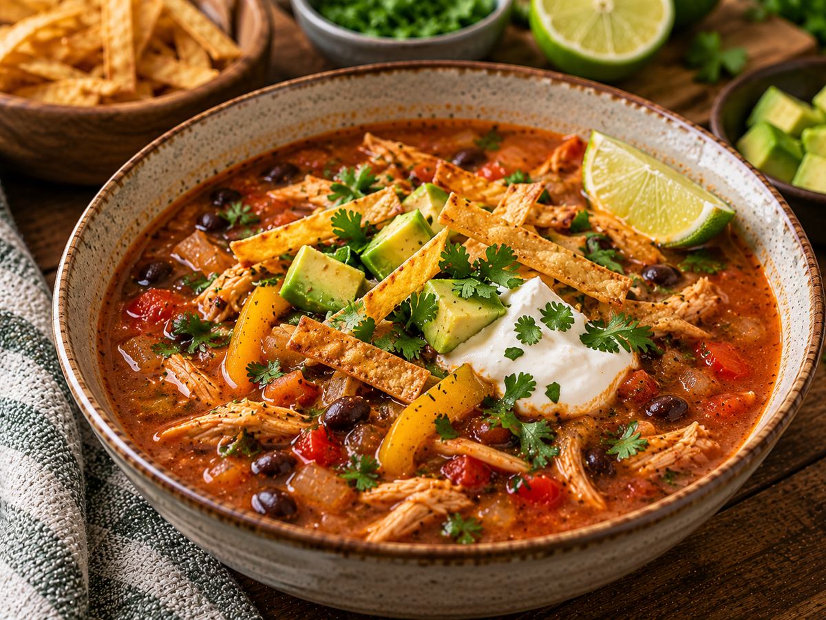 Chicken tortilla soup
