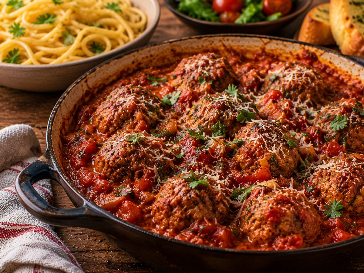 Meatballs in tomato sauce