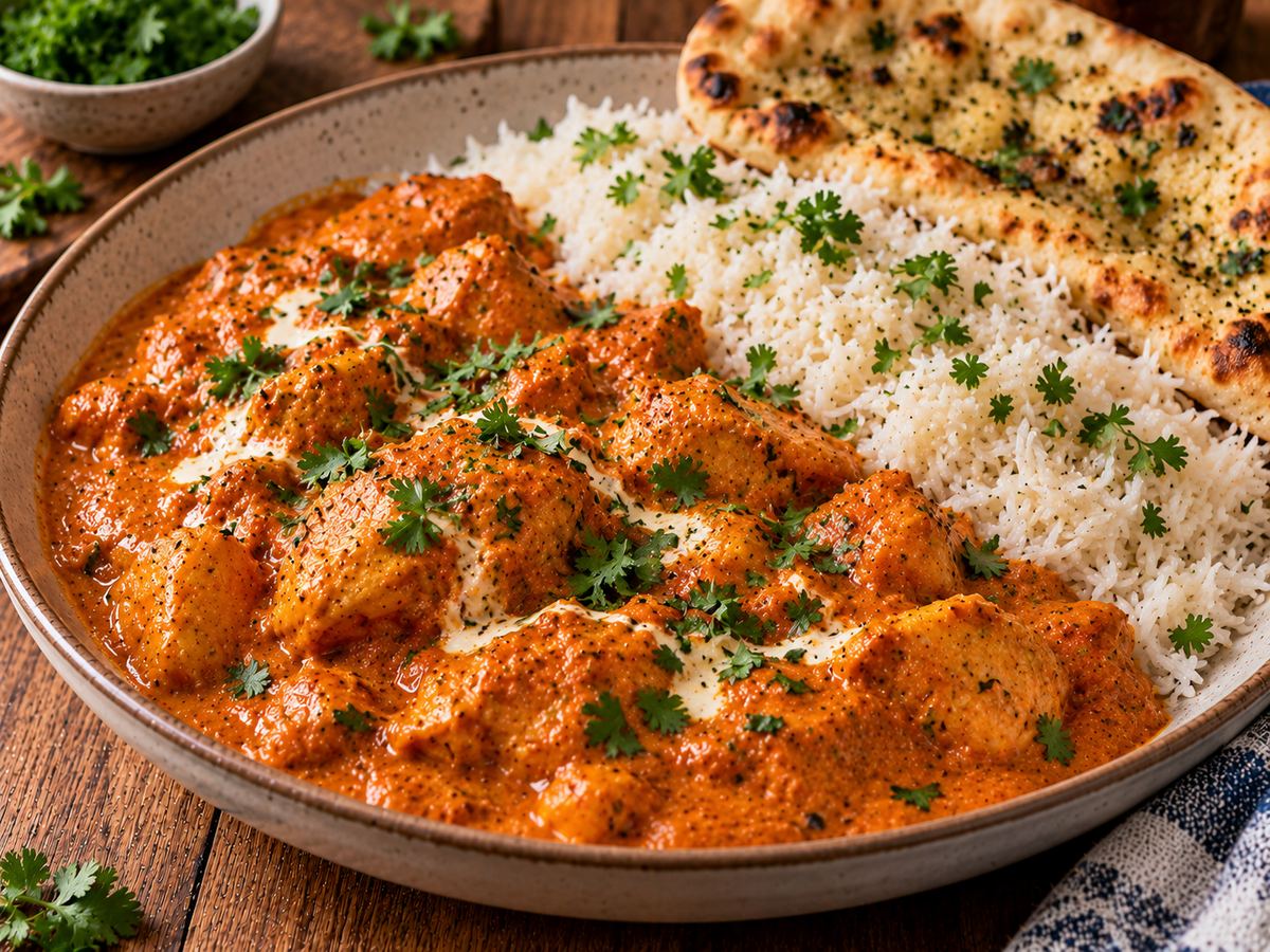 Butter chicken-style curry