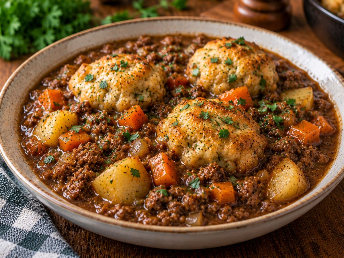 Mince & dumplings