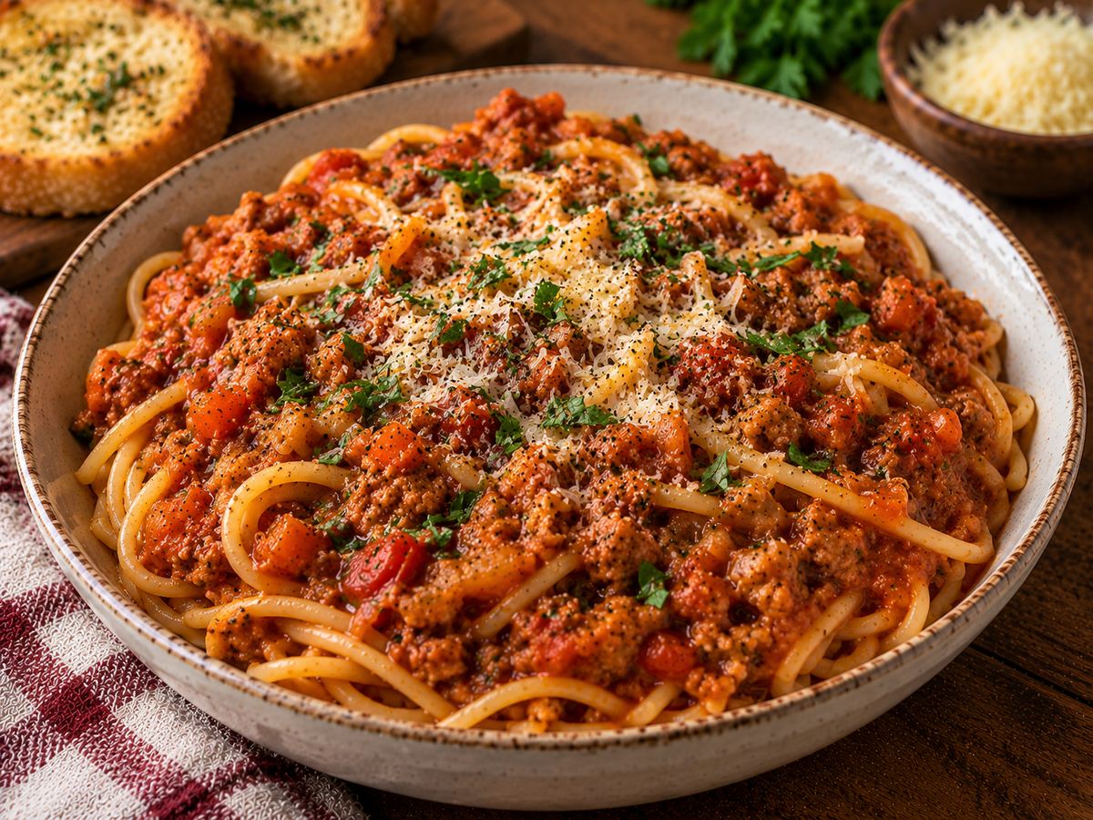 Turkey bolognese