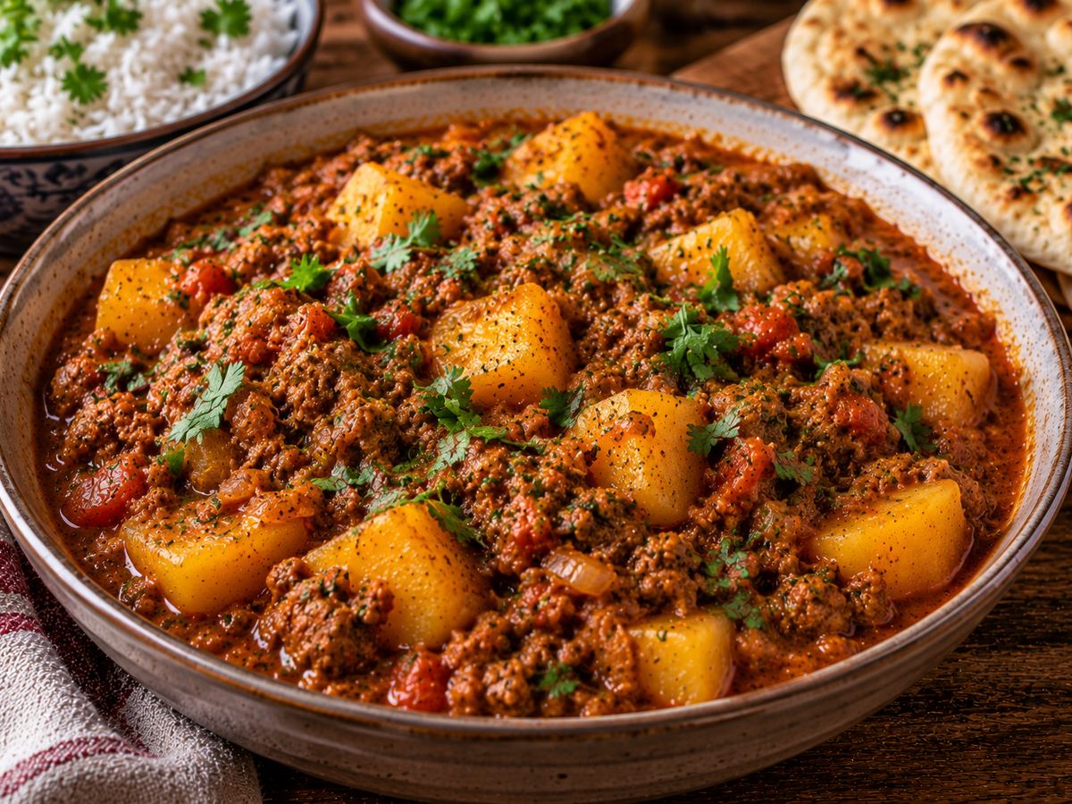 Lamb & potato curry