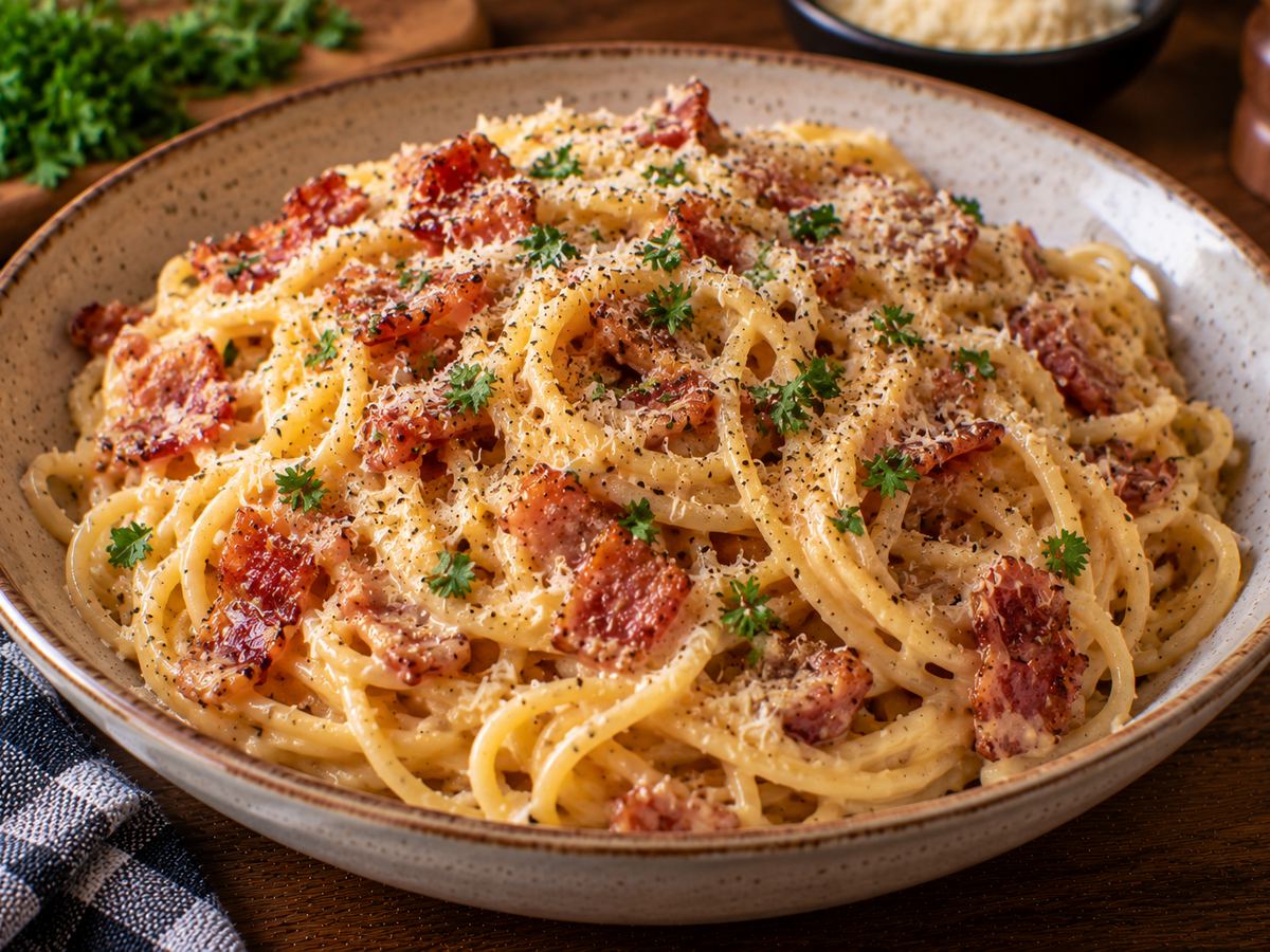 Bacon carbonara