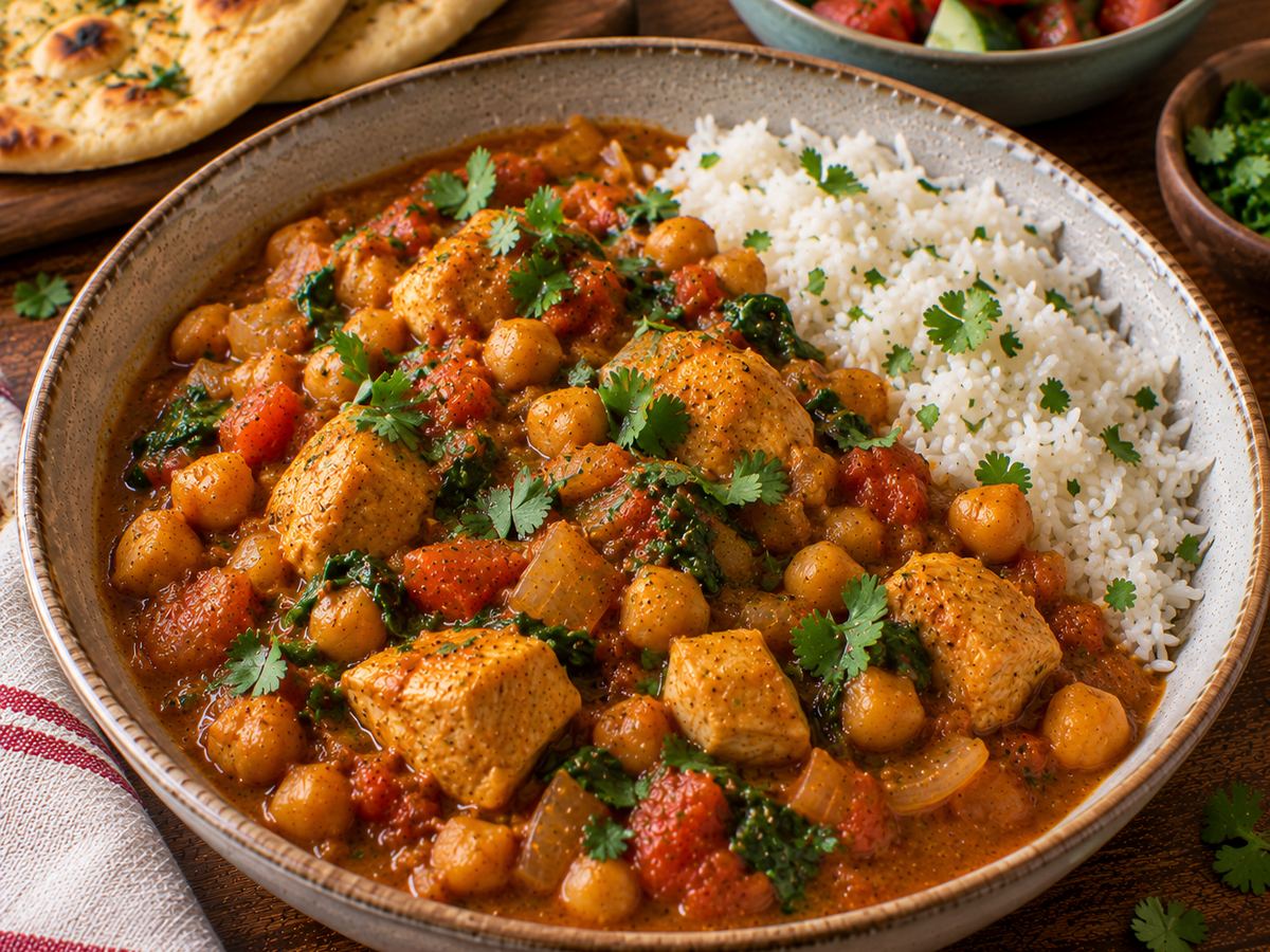 Turkey & chickpea curry