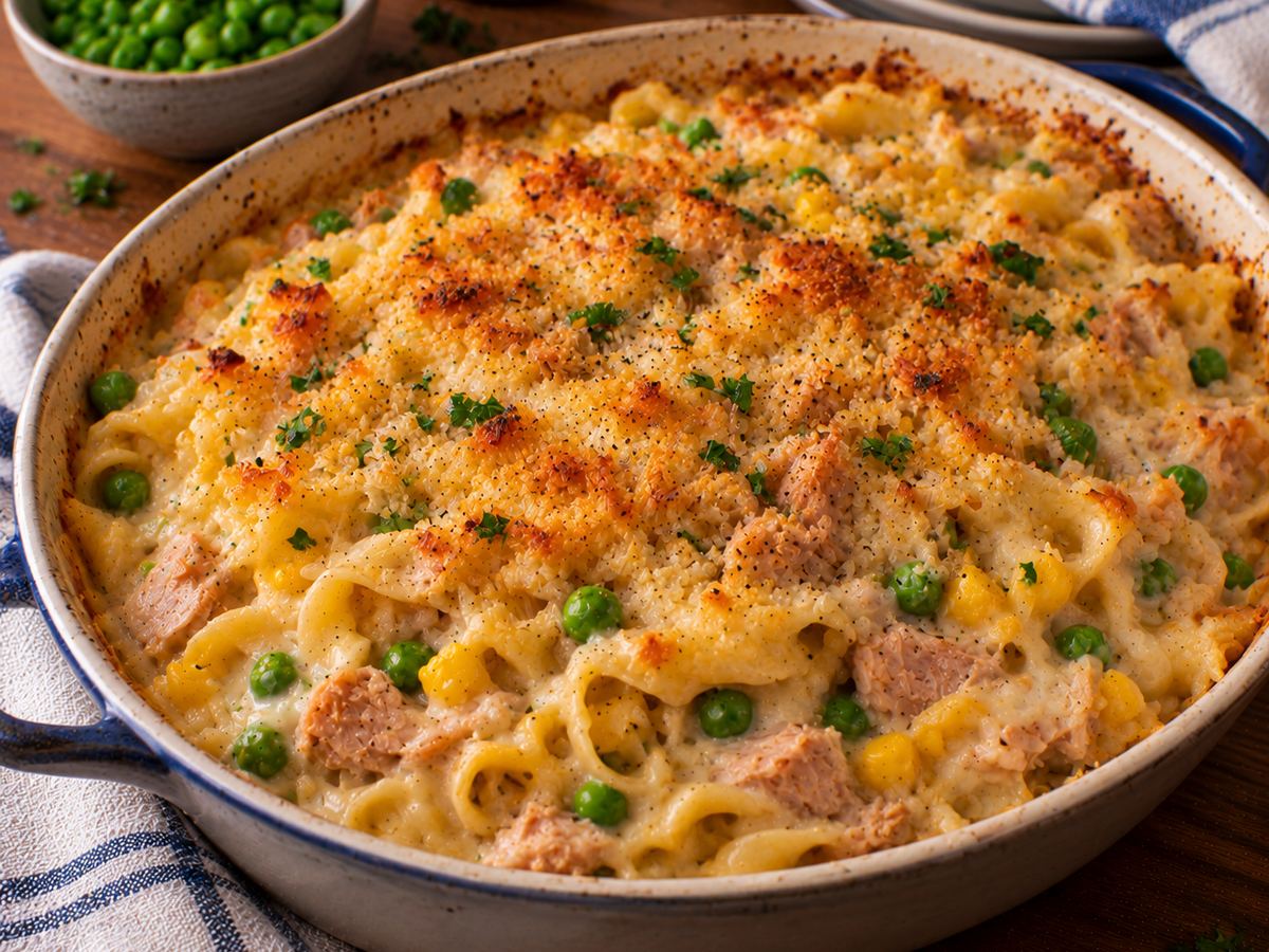 Tuna noodle casserole