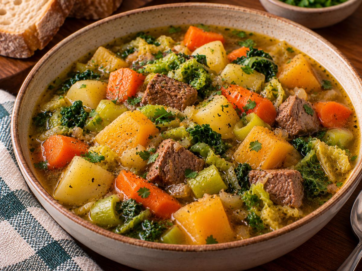 Welsh lamb cawl