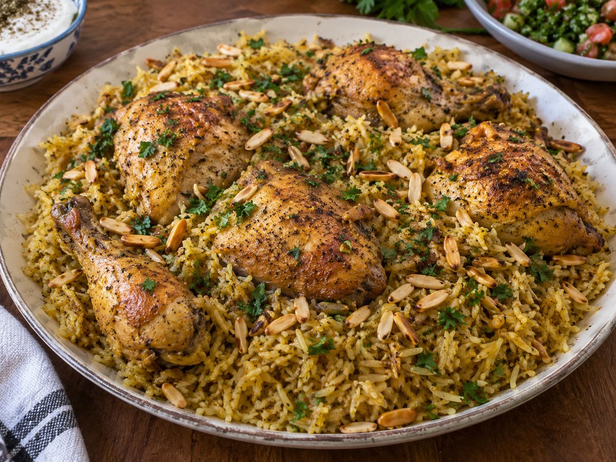 Lebanese-style chicken & rice