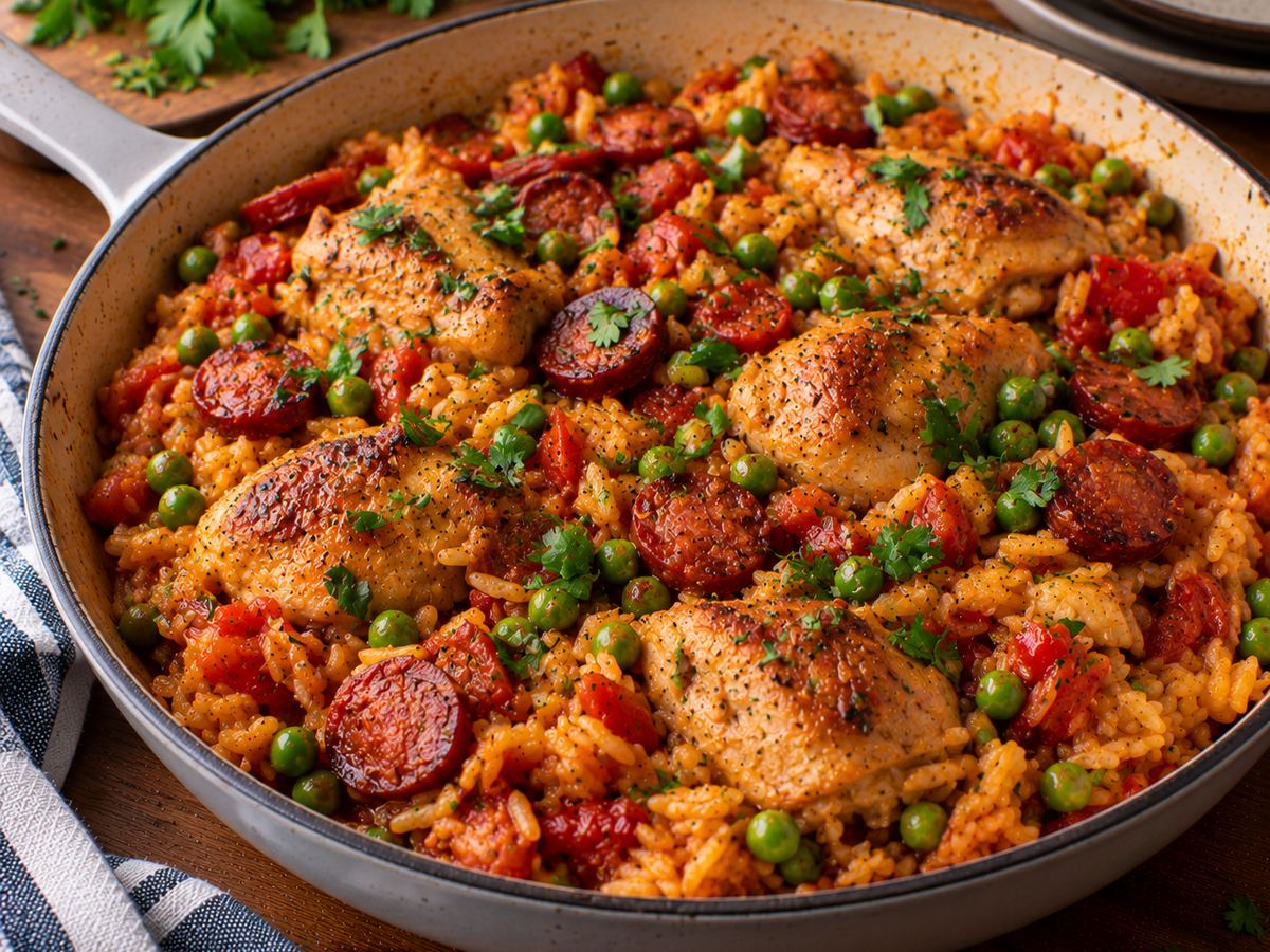 Chicken & chorizo rice