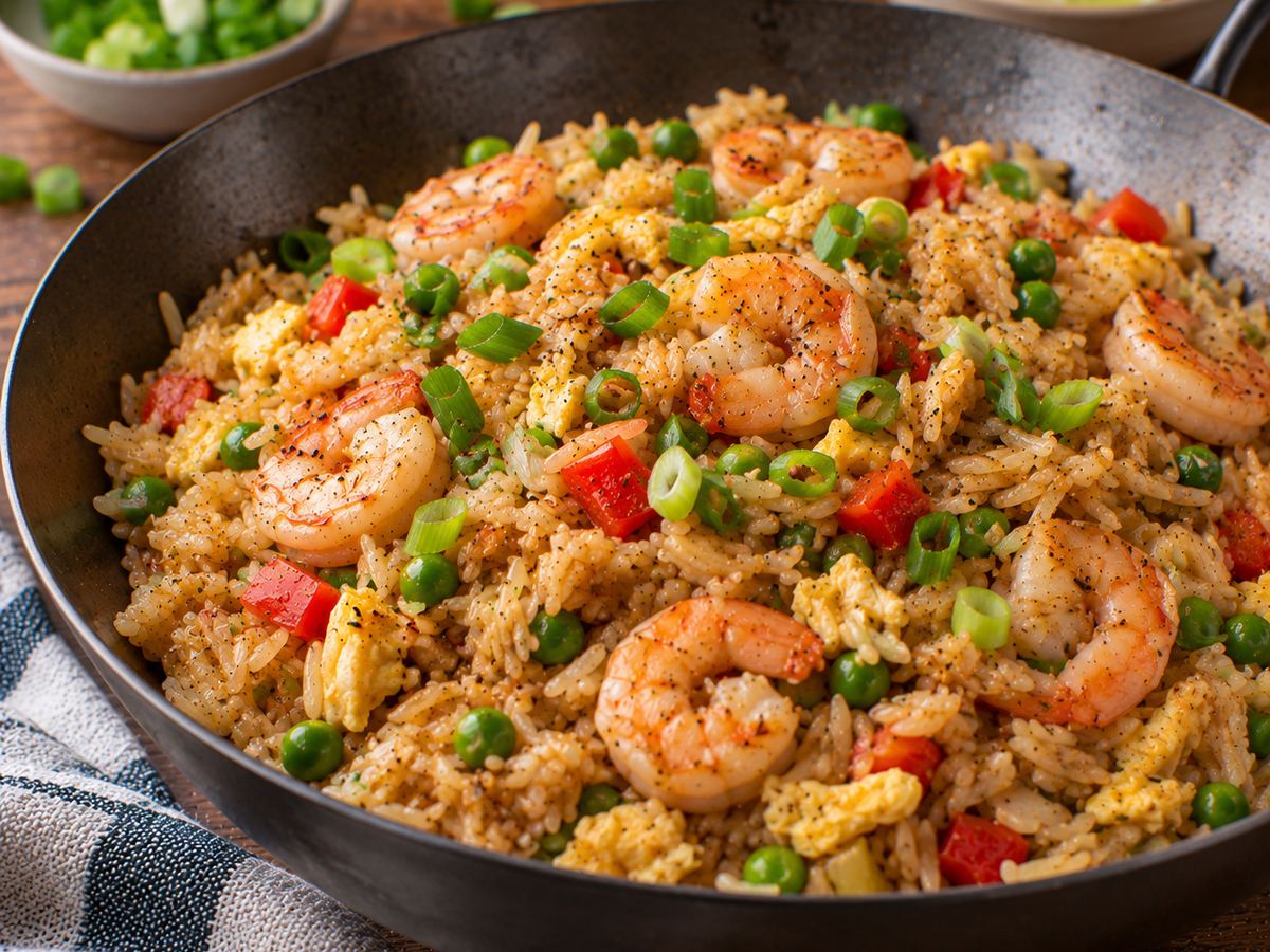 Prawn fried rice